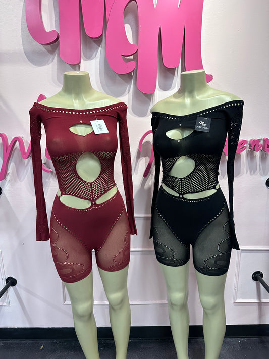 Connected Mesh Romper