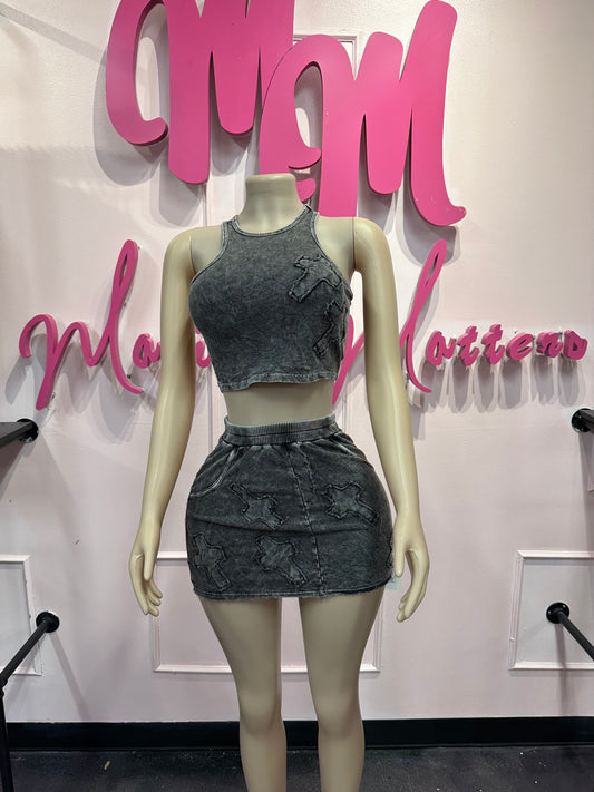 Cross Me Two Piece Set